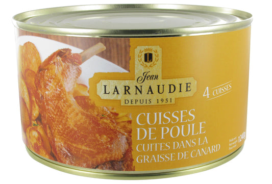 Cuisses de Poule – 4 Hähnchenkeulen in Entenfett von Jean Larnaudie