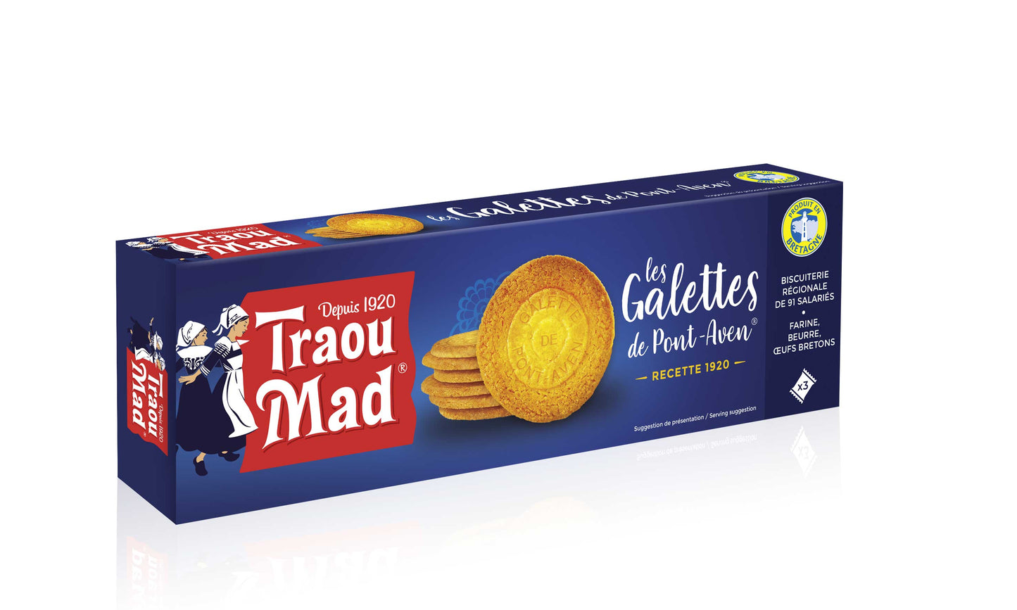 TRAOU MAD - Feine Buttergaletten aus Pont-Aven 100g