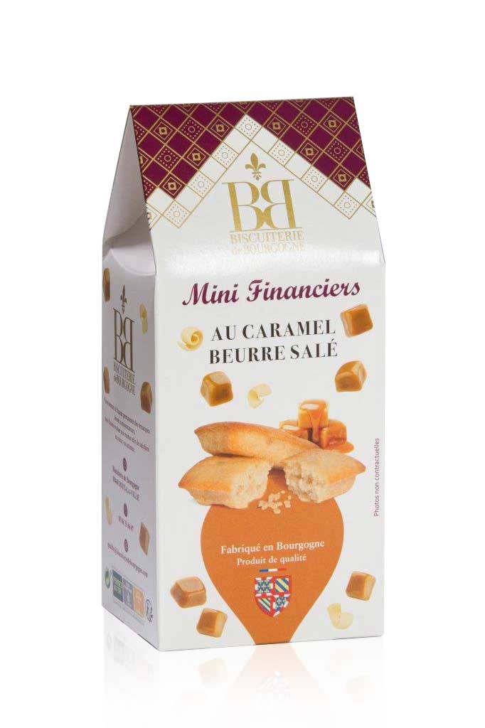 BISC. DE BOURGOGNE - Mini-Mandelkuchen mit gesalzenen Butterkaramellsplittern 150g