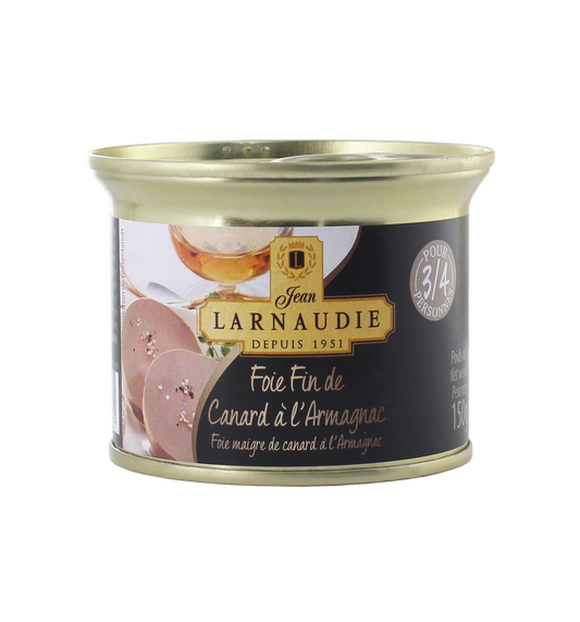 Larnaudie Foie Fin maigre de Canard à l'Armagnac Entenleberpastete mit Armagnac 150 gram