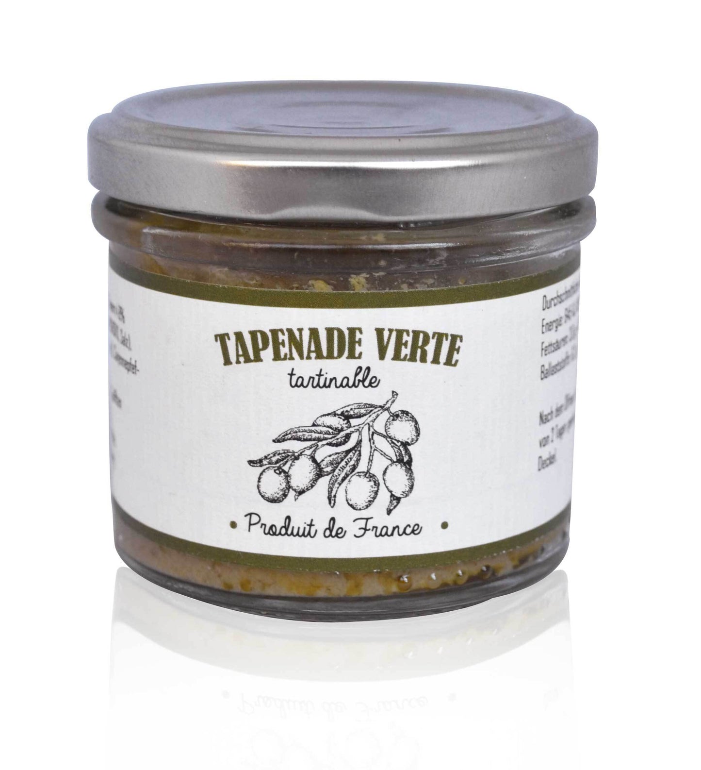 CARLANT Tapenade Verte - Grüne Tapenade (Olivenpaste) 100g