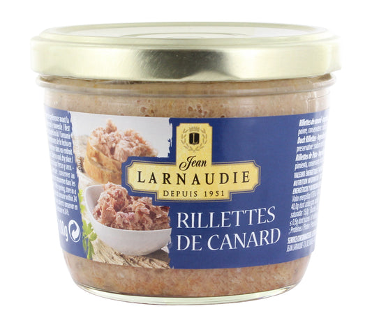 Larnaudie Rillettes de Canard – Enten-Rillettes Brotaufstrich 180 gram Glas!