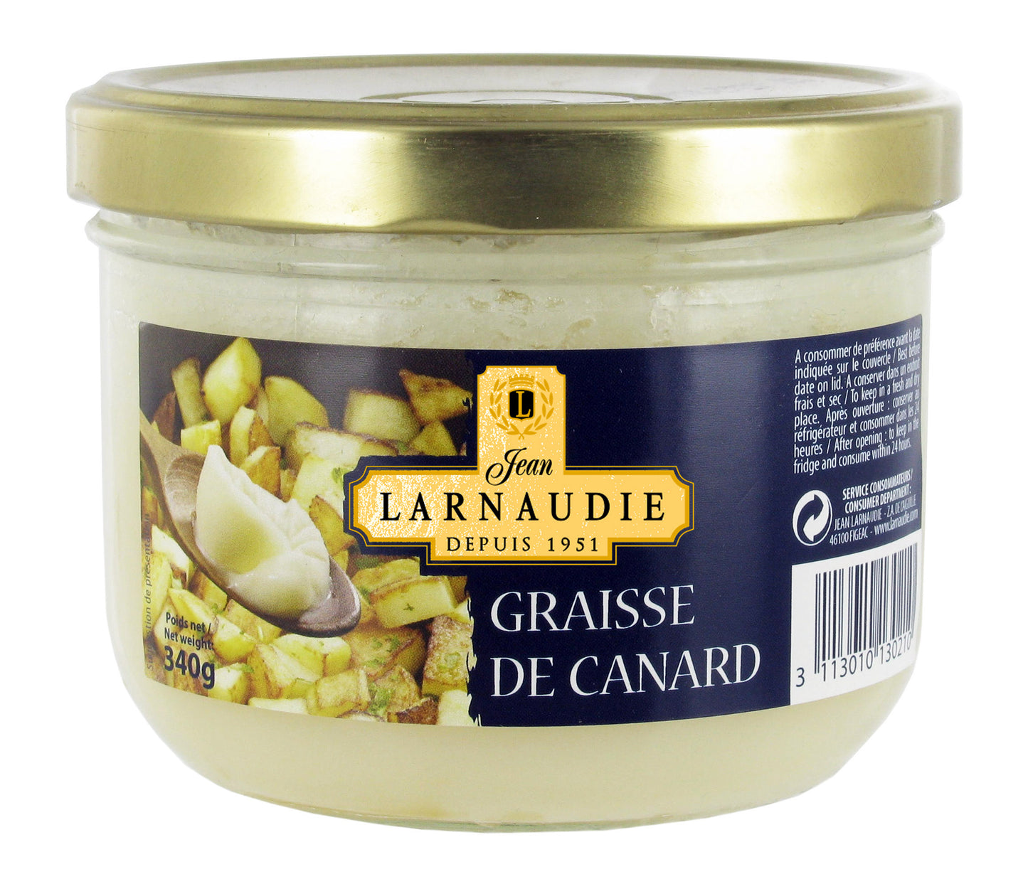 Graisse de Canard – Entenfett / Entenschmalz zum Braten 340g