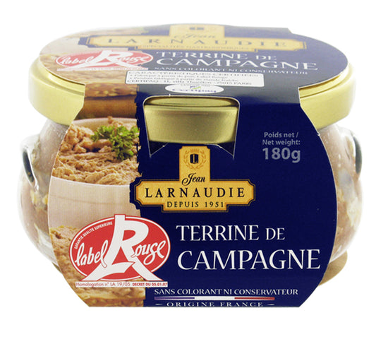 Label Rouge Terrine de Campagne – Landterrine 180g Glas