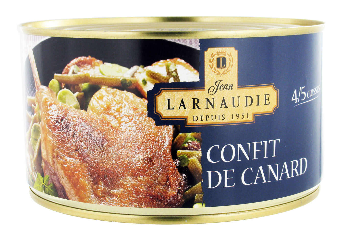 Larnaudie Confit de Canard 4 bis 5 Entenkeulen